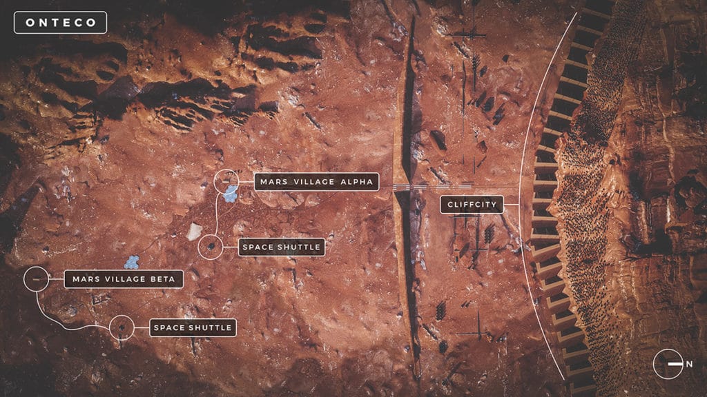 Onteco Mars Aerial view