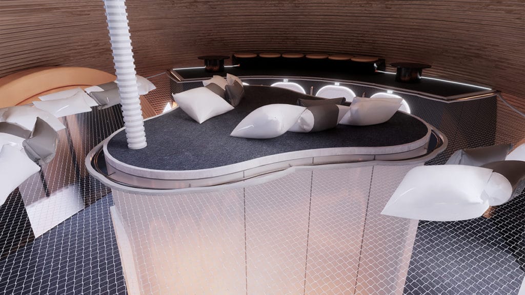 Onteco Mars sleeping pods Nuwa Architects